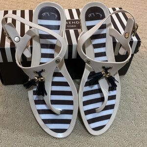 Henri Bendel Jelly Sandals